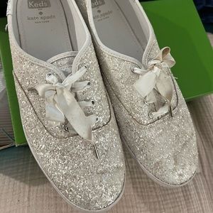 Kate Spade sparkly tennis shoes size 12